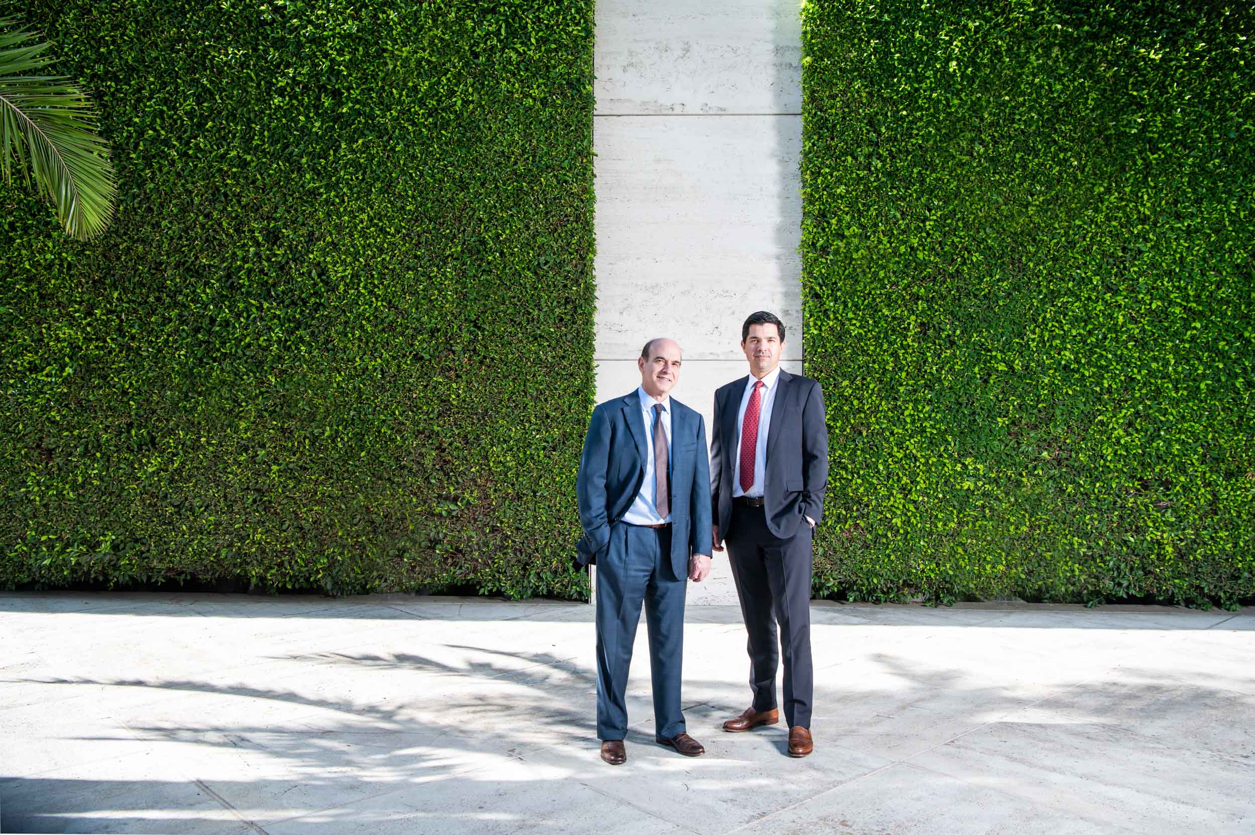 Corporate executives portrait for Financial Advisor Magazine in Los Angeles.