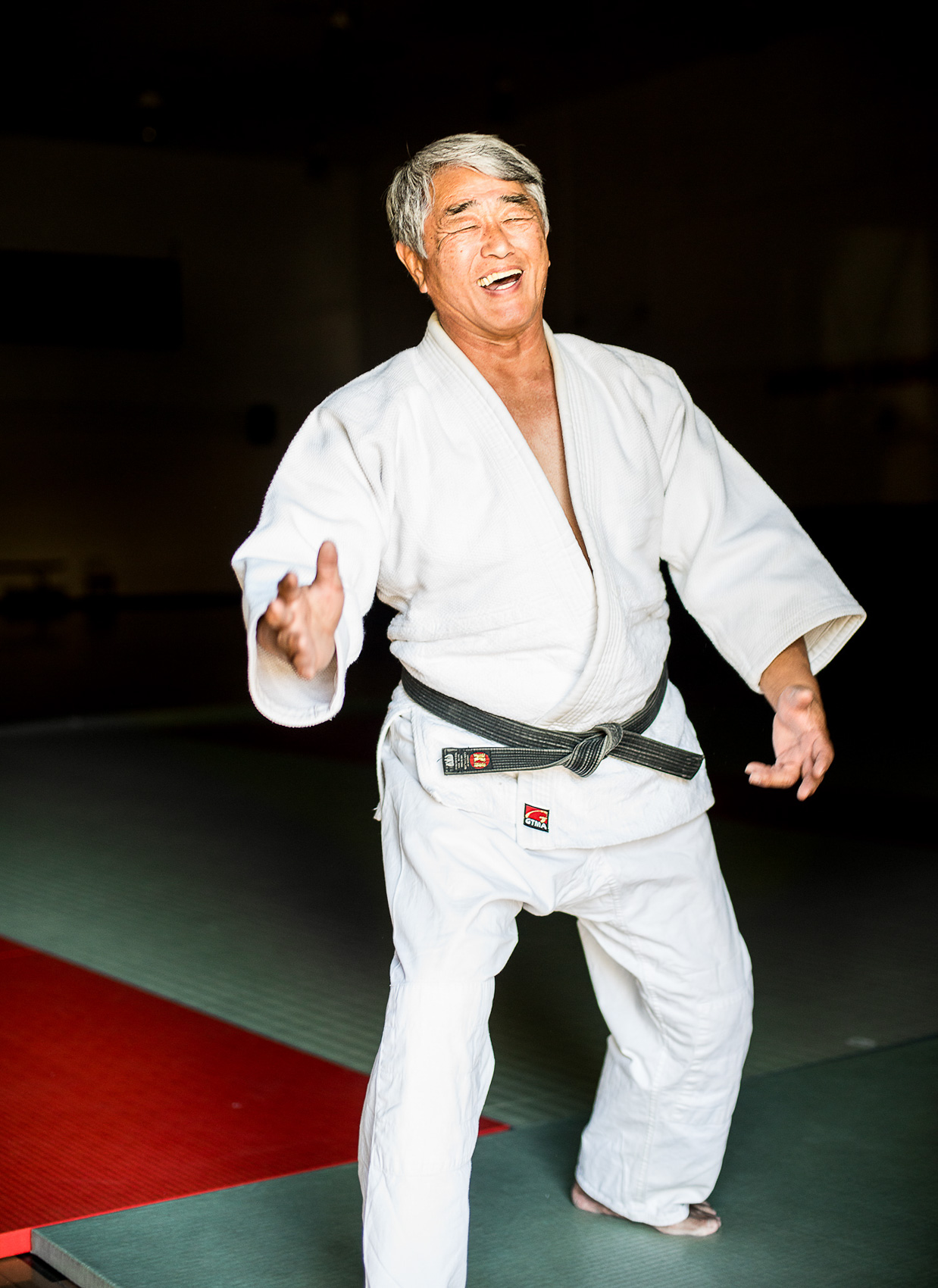 Portrait of Judo champion Hayward Nishioka in Long Beach, Calif.